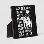 Succes en Motivatie gym Plaque Fotoplaat (Voorkant)