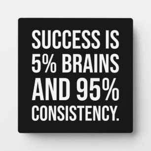 Succes en Motivatie gym Plaque Fotoplaat