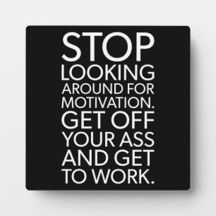 Succes en Motivatie gym Plaque Fotoplaat