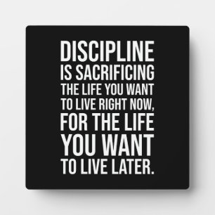 Succes en Motivatie gym Plaque Fotoplaat