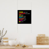 Succes en Motivatie gym Poster (Keuken)