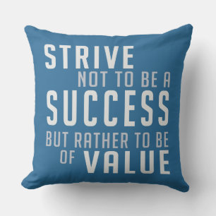 Succes en waarde Motivatie werpen kussen