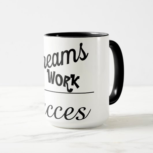 " Succes " Energies Mok (Voorkant rechts)