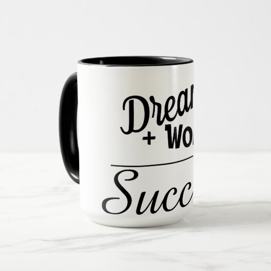 " Succes " Energies Mok (Voorkant links)