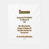 Succes Fleece Deken (Voorkant)