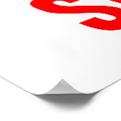 Succes Football Motivatie Inspirerend kunst Poster (Hoek)