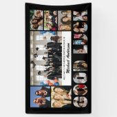 Succes Foto Collage Afscheidsfeest Spandoek (Verticaal)