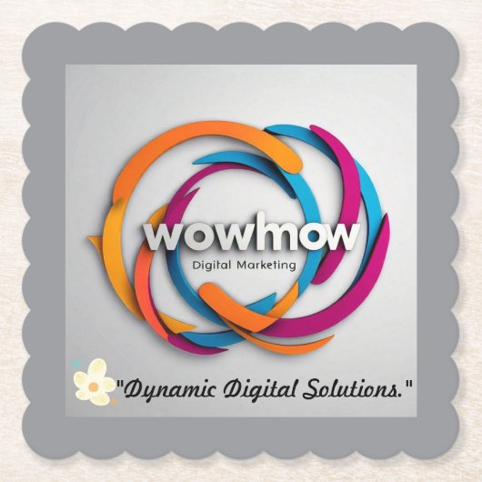 "Succes gegarandeerd" Kartonnen Onderzetters (Voorkant)