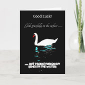 Succes Glide Graceful Swan Kaart (Voorkant)
