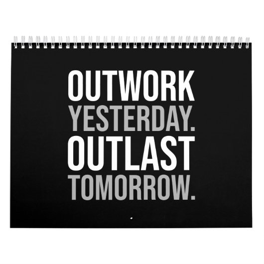 Succes Grind Ondernemer Gym Hustle Inspiratie Kalender (Hoes)