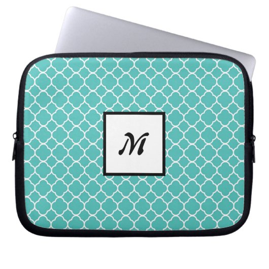 Succes/Harmony Quatrefoil Design Electronics Bag Laptop Sleeve (Voorkant)