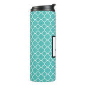 Succes/Harmony Turquoise Thermische Tumbler Thermosbeker (Gedraaid links)