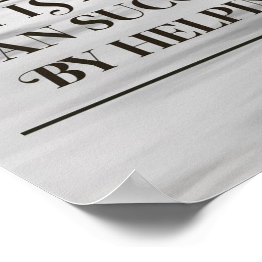 Succes het snelst en het beste poster (Hoek)