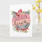 Succes hoefijzer kaart (Gele Bloem)