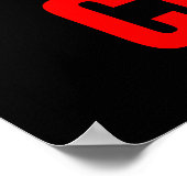 Succes houdt Basketball Inspirerend onder druk Poster (Hoek)