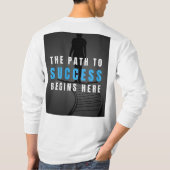 Succes houdt van drukte t-shirt (Achterkant)