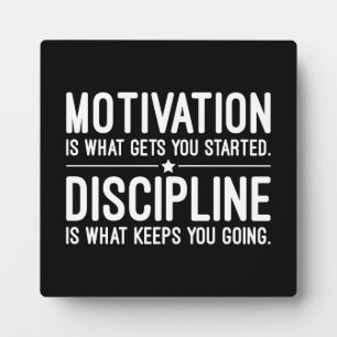 Succes, Hustle, Grind en Gym Motivatie Fotoplaat