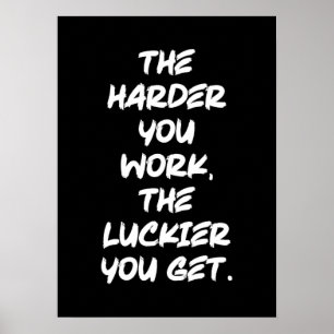 Succes, Hustle, Grind en Gym Motivatie Poster