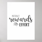 Succes Hustle Motivatie Poster (Voorkant)