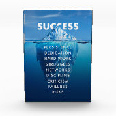 Succes Iceberg hard work Fotoblokken (Voorkant)