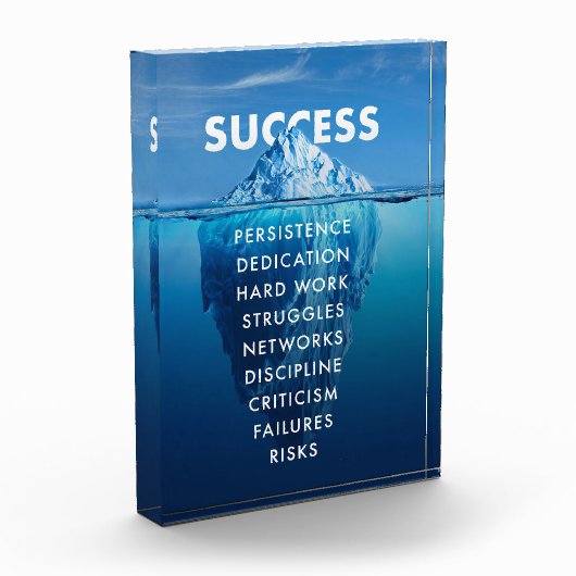 Succes Iceberg hard work Fotoblokken (Links)