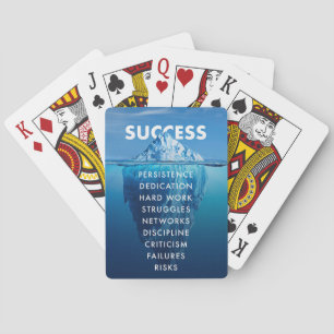 Succes Iceberg hard work Pokerkaarten