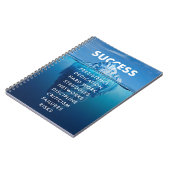 Succes Ijsberg Hard Werk Notitieboek (Linkerzijde)