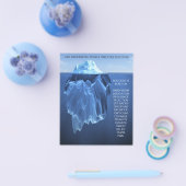 Succes ijsberg - motiveren, inspireren flyer (Enkel)