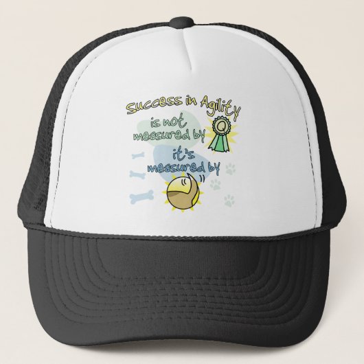 Succes in behendigheid trucker pet (Voorkant)