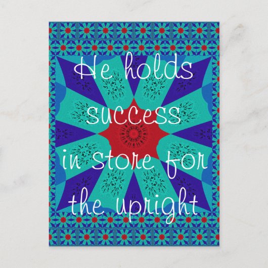 Succes in opslag voor rechtop briefkaart (Voorkant)