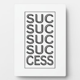 Succes Inspirerend Motivatie bevestiging Fotoplaat