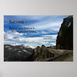 Succes...inspirerend poster