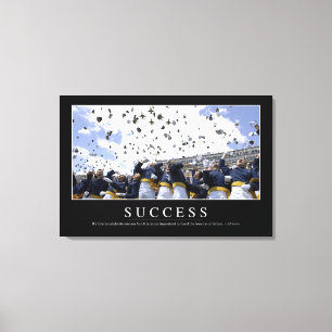 Succes: Inspirerend prijsopgave Canvas Afdruk
