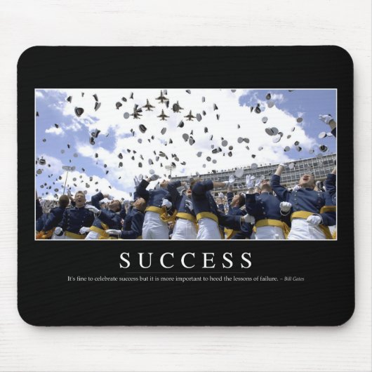 Succes: Inspirerend prijsopgave Muismat (Voorkant)