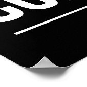 Succes is 100 procent koffie - Grappig Motivatie Poster (Hoek)