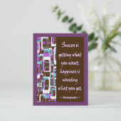 Succes is... Briefkaart (Staand voorkant)