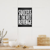 Succes is de beste opbrengst poster (Keuken)