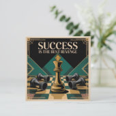 Succes Is De Beste Wraak Kaart (Staand voorkant)