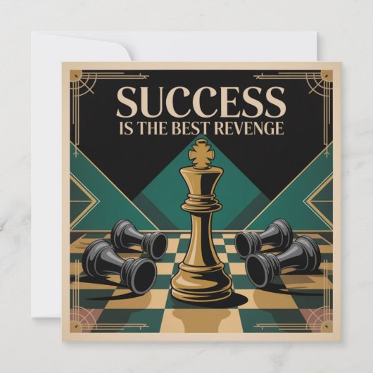 Succes Is De Beste Wraak Kaart (Voorkant)