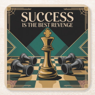 Succes Is De Beste Wraak Kartonnen Onderzetters