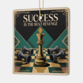 Succes Is De Beste Wraak Keramisch Ornament (Links)