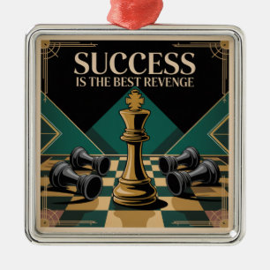 Succes Is De Beste Wraak Metalen Ornament