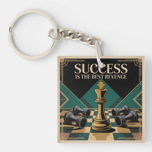 Succes Is De Beste Wraak Sleutelhanger (Voorkant)