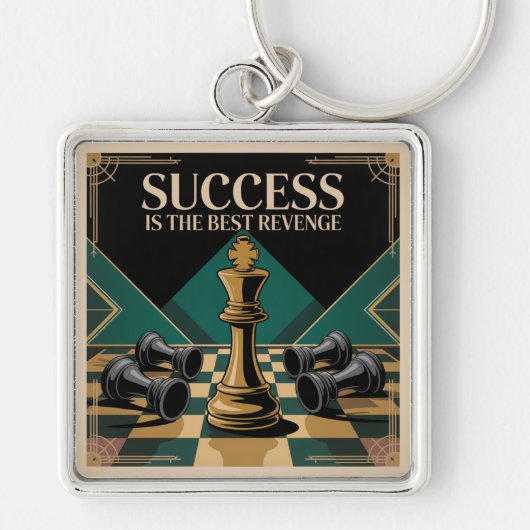 Succes Is De Beste Wraak Sleutelhanger (Voorkant)