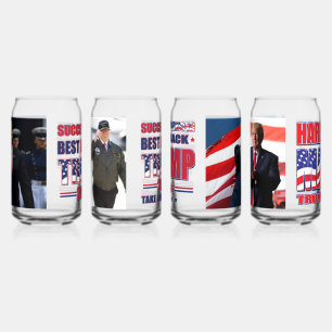 Succes is de beste wraak Trump 2024 Blikvorm Glas