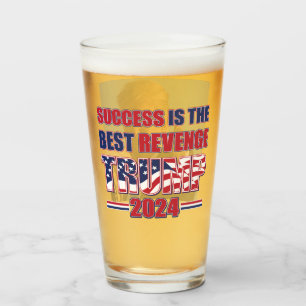 Succes is de beste wraak Trump 2024 Glas