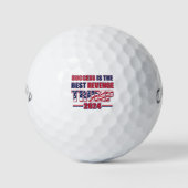 Succes is de beste wraak Trump 2024 Golfballen (Voorkant)