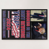 Succes is de beste wraak Trump 2024 Legpuzzel (Horizontaal)