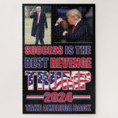 Succes is de beste wraak Trump 2024 Legpuzzel (Verticaal)