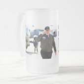 Succes is de beste wraak Trump 2024 Matglas Bierpul (Voorkant links)